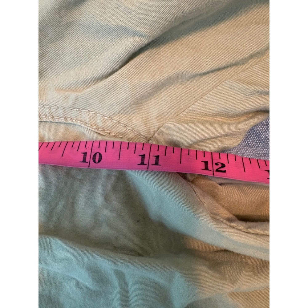 Angel Kiss Y2K Tan Khaki Cargo Pants Large Utility Gorpcore Grunge Ties Straps - Picture 11 of 12